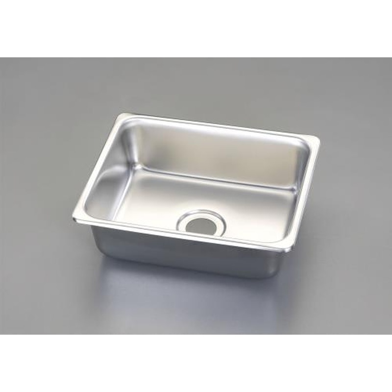 エスコ EA468EB-1 325x265x100mm角型シンク(ステンレス製) 1個（ご注文単位1個）【直送品】