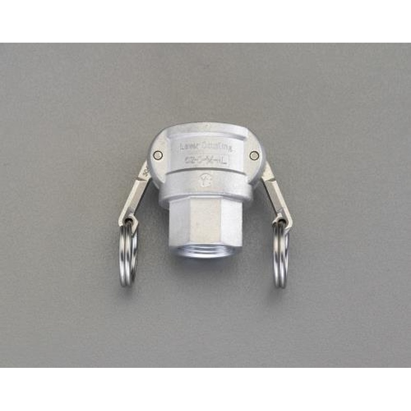 エスコ EA462BD-4 R1/2”雌ねじカップリング(アルミ製) 1個(ご注文単位1個)【直送品】