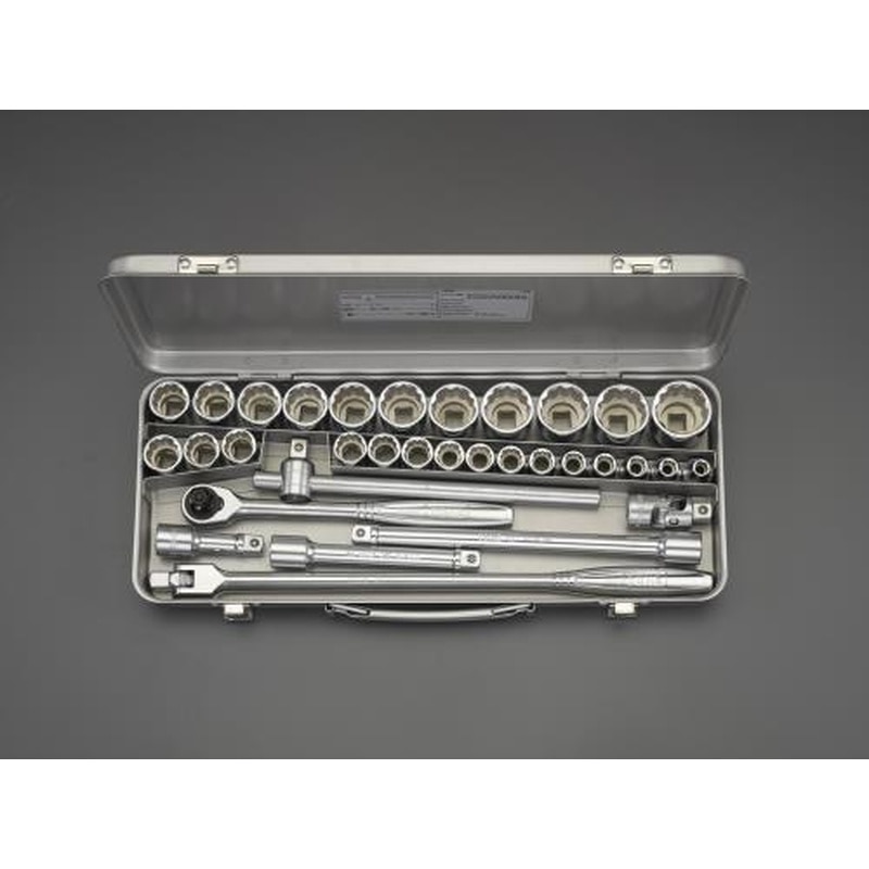 エスコ EA618K-10 1/2”DRソケットレンチセット 1個（ご注文単位1個）【直送品】