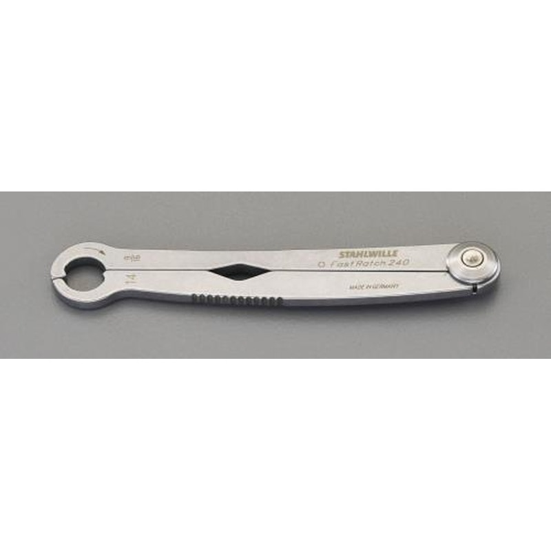 エスコ EA605AF-14 14mm(9/16”)ユニオンナットレンチ(ラチェット式) 1個（ご注文単位1個）【直送品】