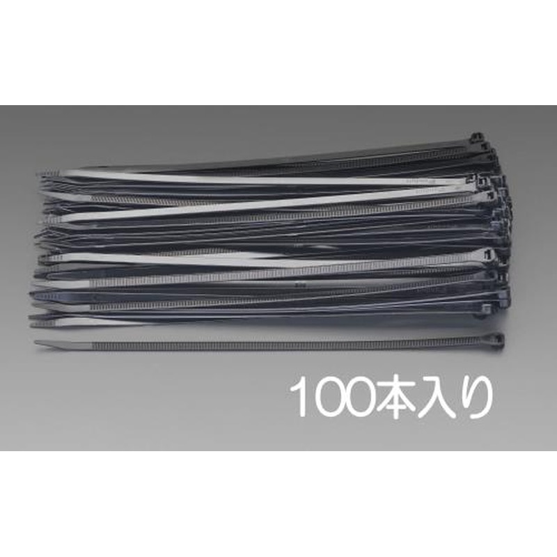 エスコ EA475AT-300 315x5.7mm結束バンド(耐候性/100本) 1個（ご注文単位1個）【直送品】