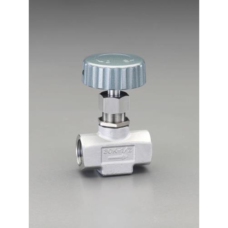 エスコ EA470cm-3 Rc3/8”ニードルバルブ(ステンレス製) 1個（ご注文単位1個）【直送品】