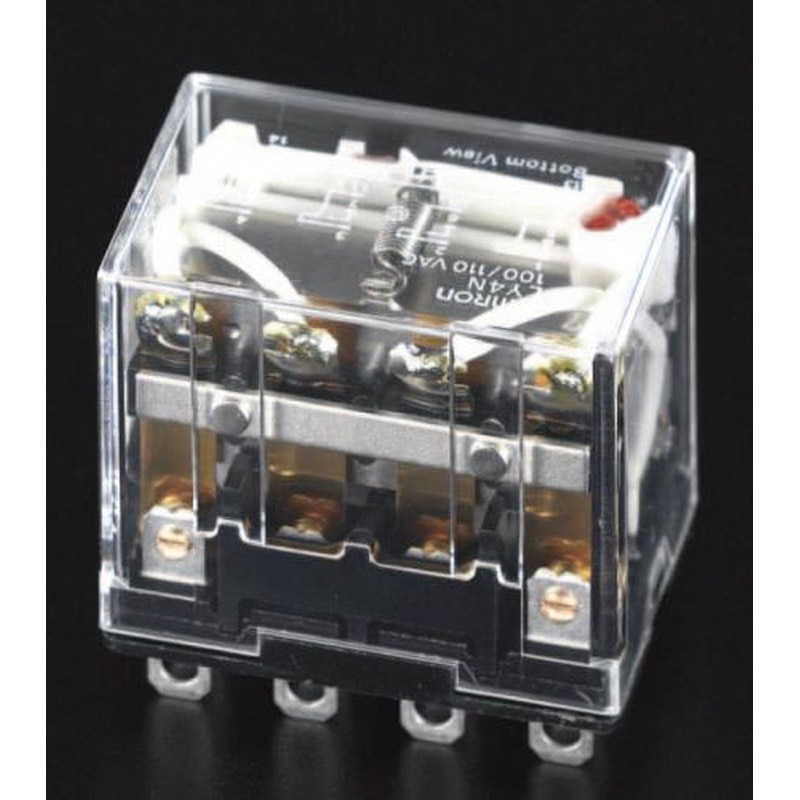 エスコ EA940MP-21A AC100V/4c/10A汎用リレー 1個(ご注文単位1個)【直送品】