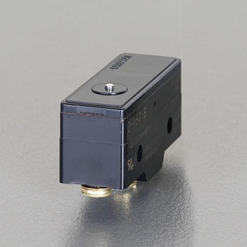 エスコ EA940DK-36 AC250V/15Aマイクロスイッチ(ピン押ボタン) 1個(ご注文単位1個)【直送品】