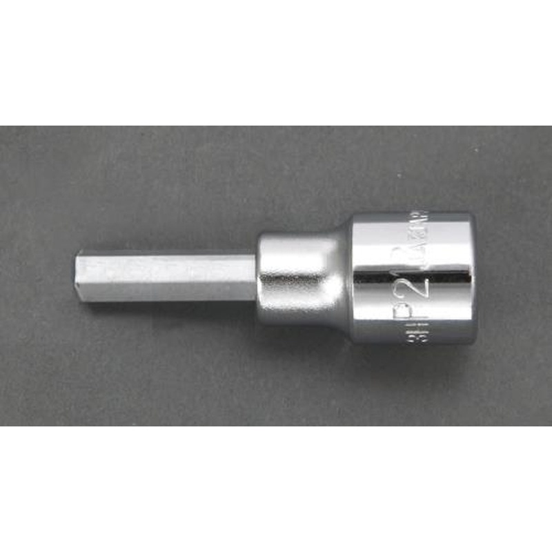 エスコ EA618JT-2.5 3/8”DR/2.5x40mm［INHEX]ビットソケット 1個（ご注文単位1個）【直送品】