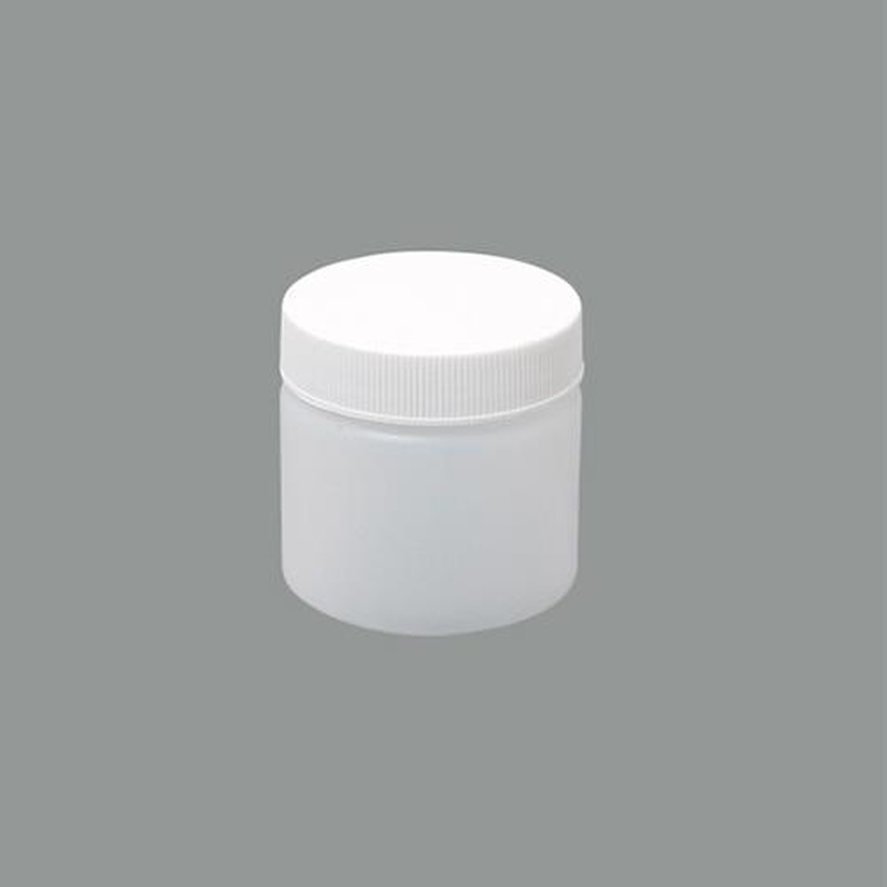 エスコ EA508AK-4B φ74x71mm/0.20L広口ポリ容器(10個) 1個(ご注文単位1個)【直送品】