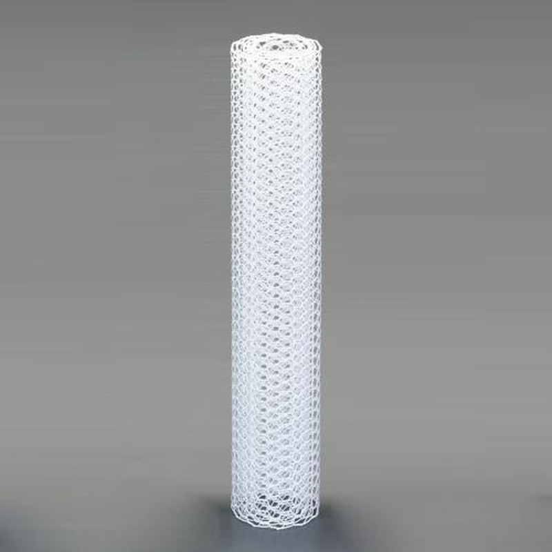 エスコ EA952AC-216 450x1000mm/16mm目亀甲網(鉄ビニール被覆/白) 1個（ご注文単位1個）【直送品】