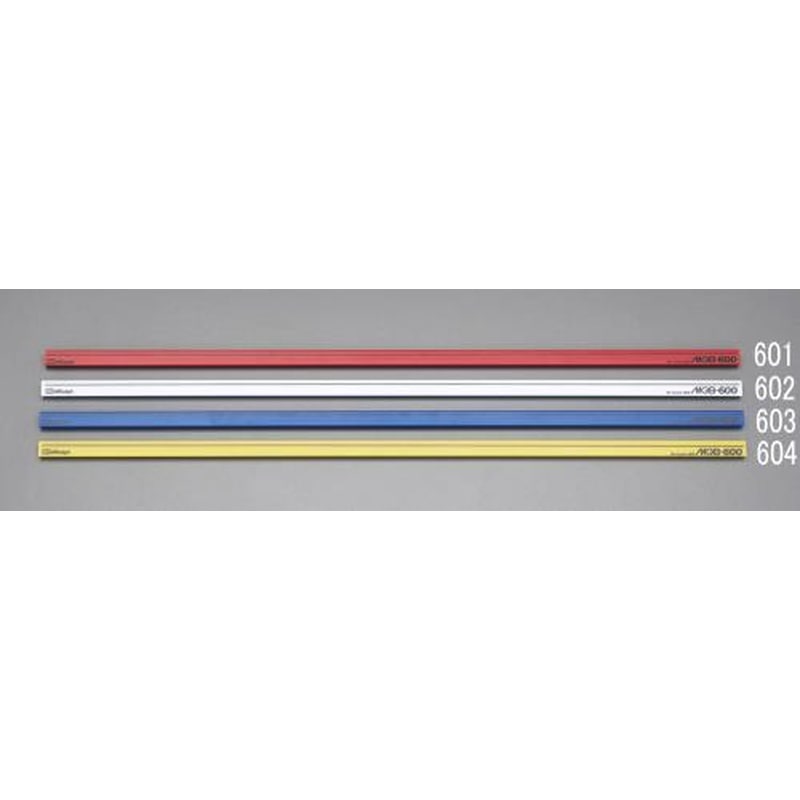 エスコ EA762FF-604 600mmマグネットバー(黄) 1個(ご注文単位1個)【直送品】