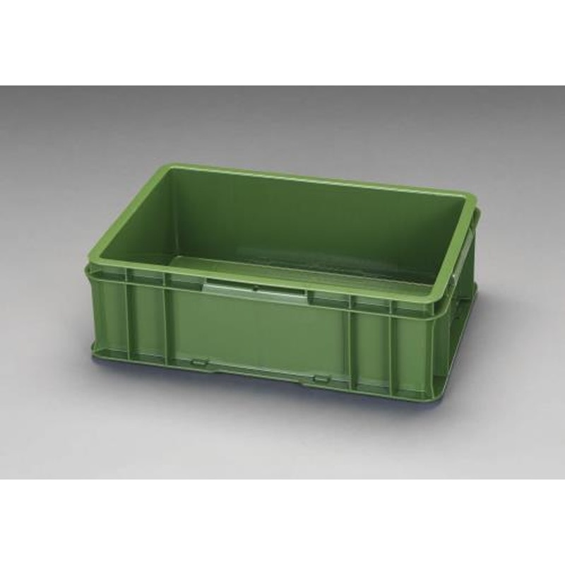 エスコ EA506AH-21 366x265x125mm/8Lコンテナ(緑) 1個（ご注文単位1個）【直送品】