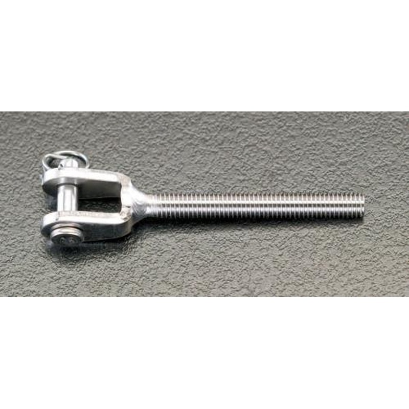 エスコ EA638RT-3 M8x57mm止め金具(右・雄ねじ/ステンレス製) 1個(ご注文単位1個)【直送品】