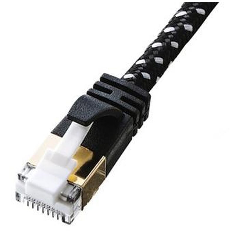 エスコ EA764BA-110A 1mスリムLANケーブル(カテゴリー7準拠) 1個（ご注文単位1個）【直送品】