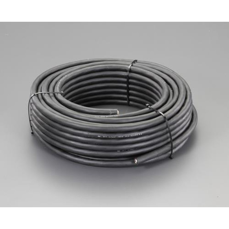 エスコ EA940AG-250A 600V/28A/50mゴムキャブタイヤケーブル(3芯) 1個(ご注文単位1個)【直送品】