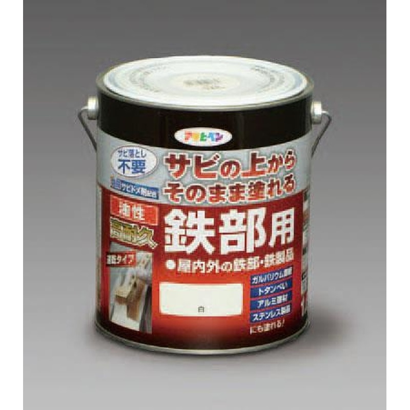 エスコ EA942CG-67 1.6L［油性]鉄用ペイント(ライトグリーン) 1個（ご注文単位1個）【直送品】