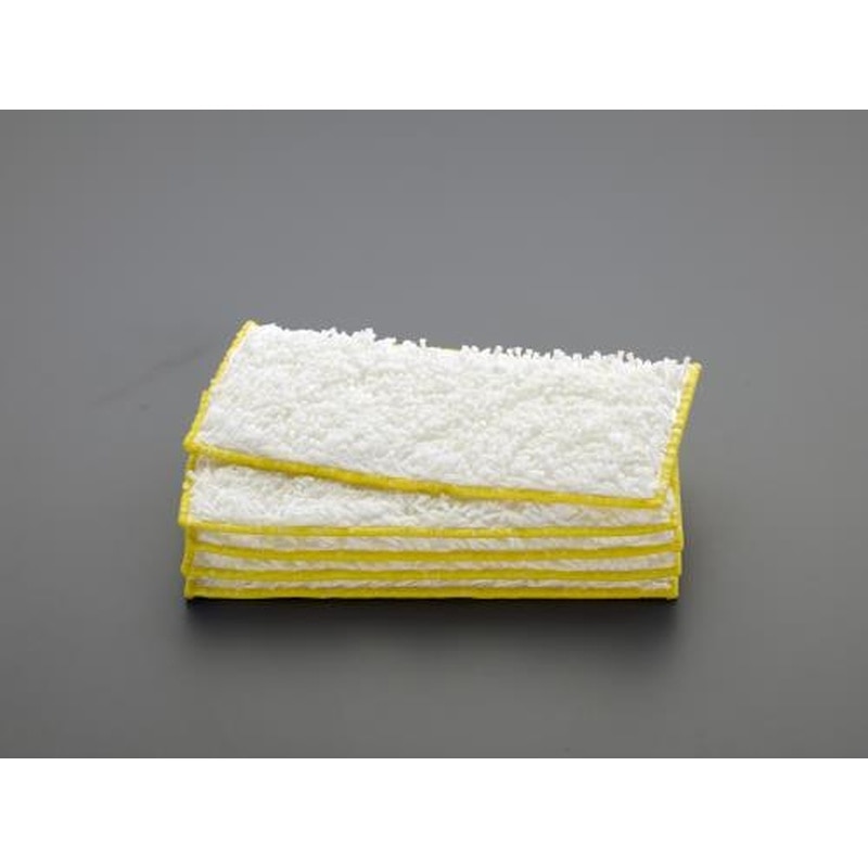 エスコ EA928D-8A 120x260mmモップ(ワックス用/5枚) 1個（ご注文単位1個）【直送品】