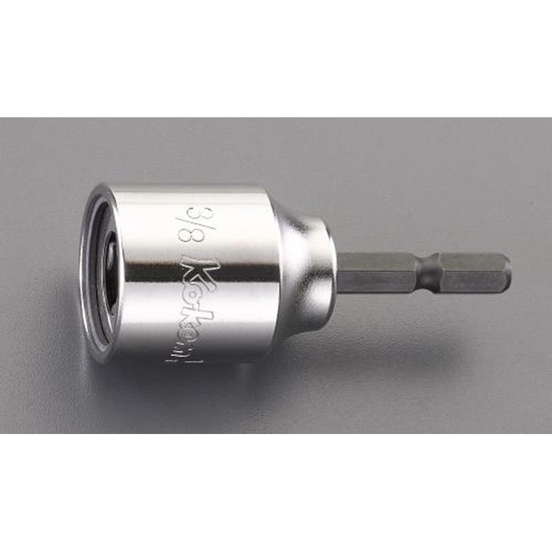 エスコ EA625A-4A 1/4”HexxW1/2”全ねじソケット 1個(ご注文単位1個)【直送品】