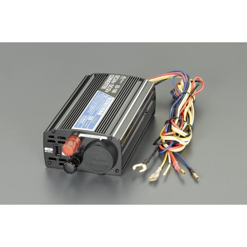 エスコ EA812JK-3B DC24V→DC12V/10Aコンバーター 1個(ご注文単位1個)【直送品】