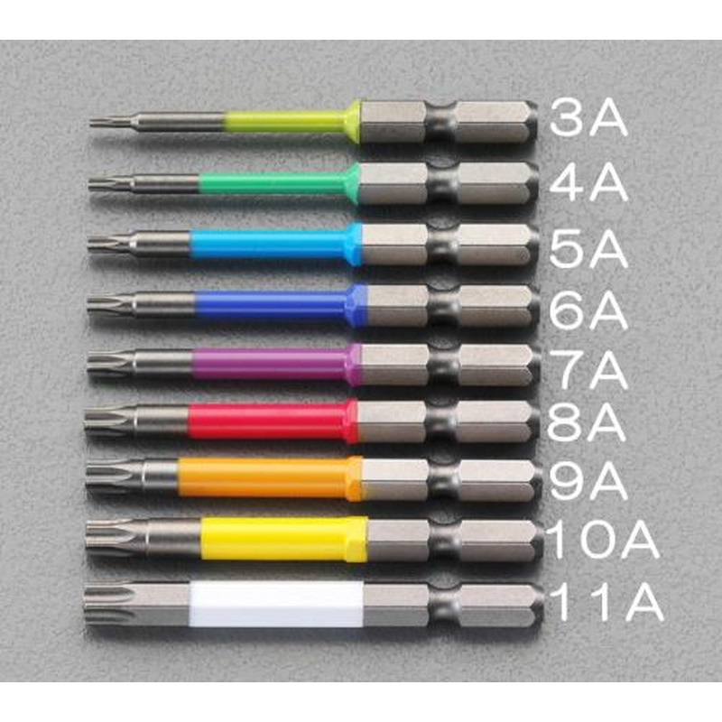 エスコ EA611GG-6A T15x65mm［Hexlobe]ドライバービット 1個（ご注文単位1個）【直送品】