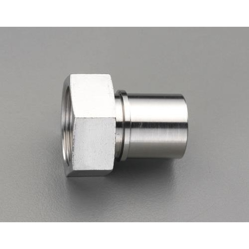 エスコ EA462ED-12 G1・1/4”雌ねじホースステム(ステンレス製) 1個（ご注文単位1個）【直送品】