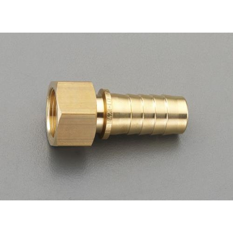 エスコ EA141BR-6 G3/4”x19mm雌ねじステム(スチーム用/真鍮製) 1個（ご注文単位1個）【直送品】