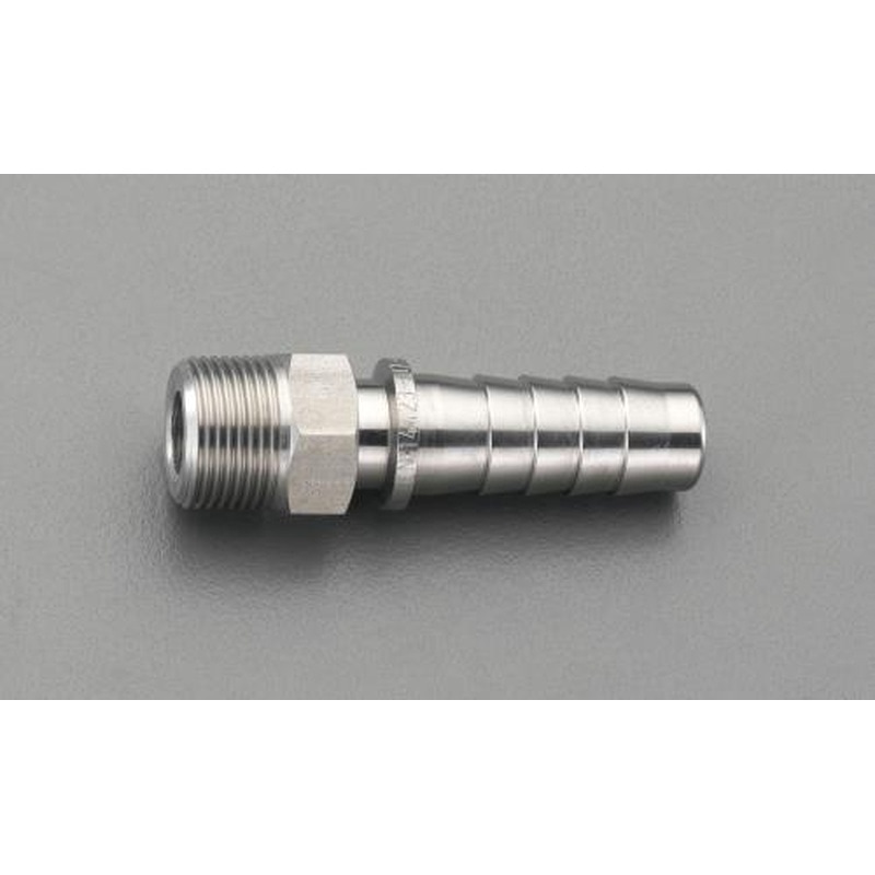 エスコ EA141BS-44 R1/2”x13mm雄ねじステム(スチーム用/ステンレス製) 1個（ご注文単位1個）【直送品】