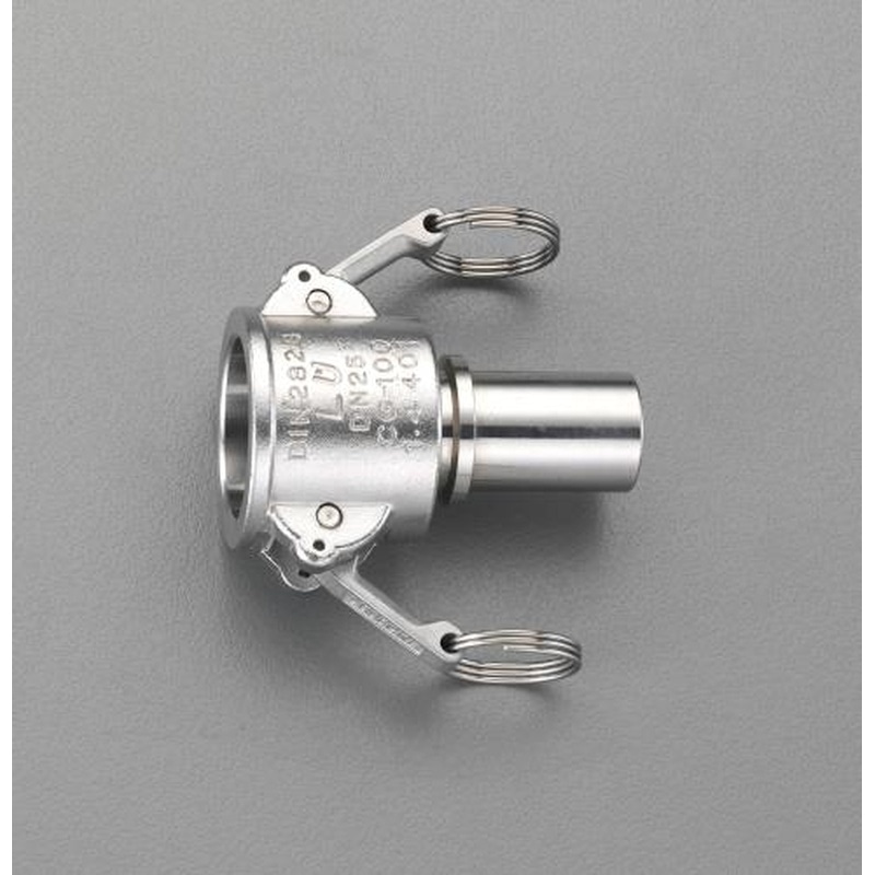 エスコ EA462EA-6 3/4”/19mmホース用カップリング(ステンレス製 1個（ご注文単位1個）【直送品】