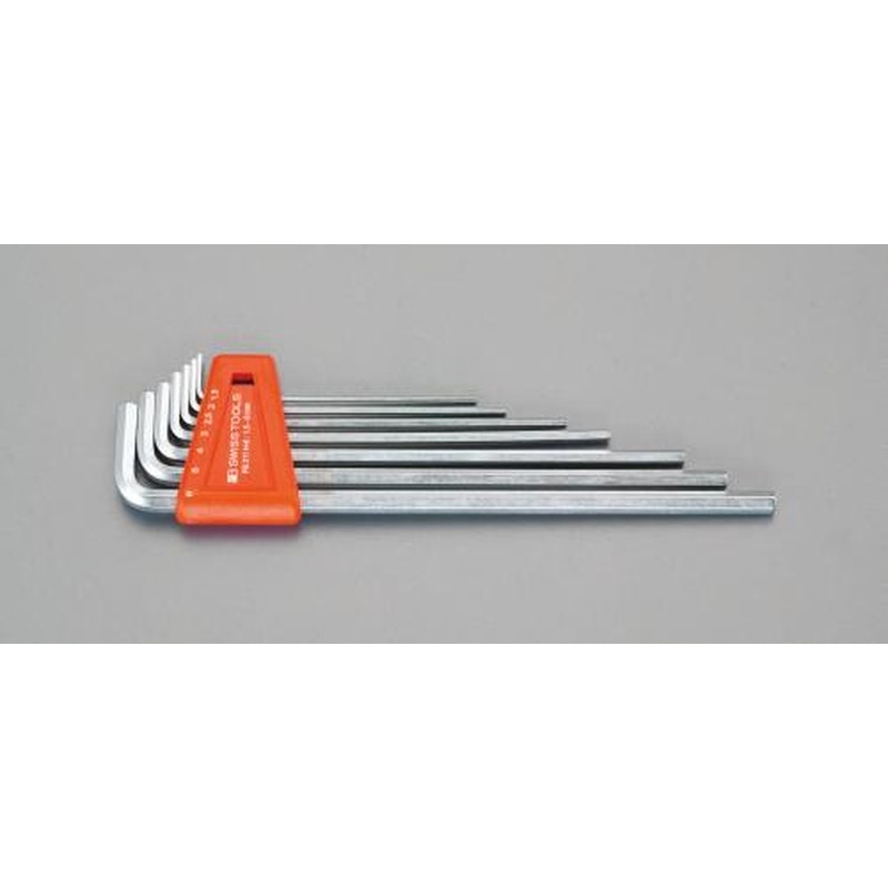 エスコ EA573LB-80 1.5-8.0mm/8本組［Hexagon]キーレンチ 1個（ご注文単位1個）【直送品】