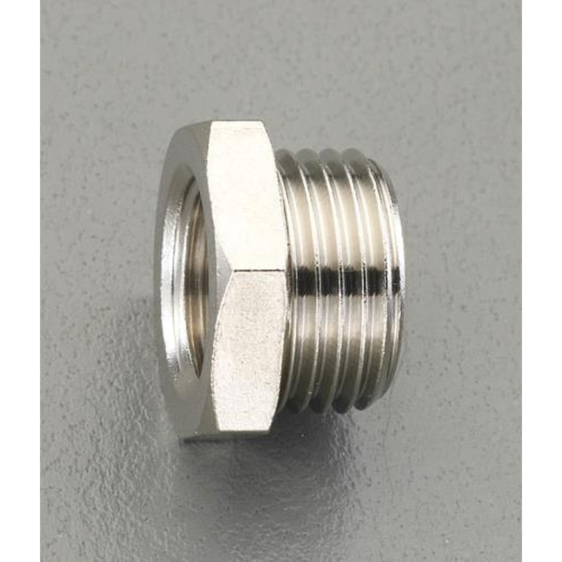 エスコ EA141CF-34 G3/8”xG1/2”レデューサー(真鍮製) 1個（ご注文単位1個）【直送品】