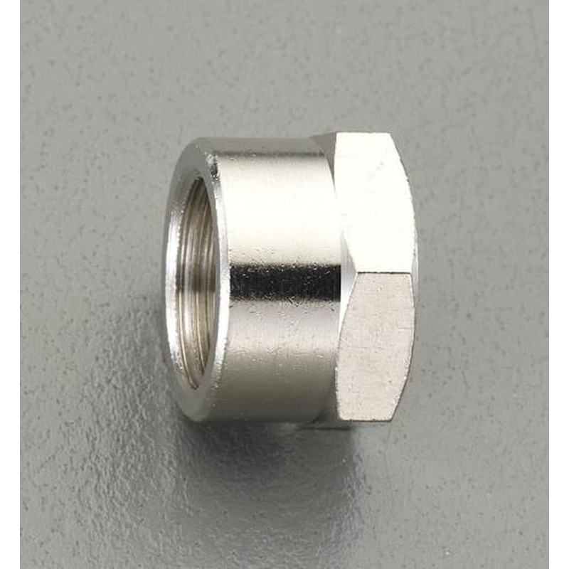 エスコ EA141CJ-2 G1/4”シールキャップ(真鍮製) 1個(ご注文単位1個)【直送品】