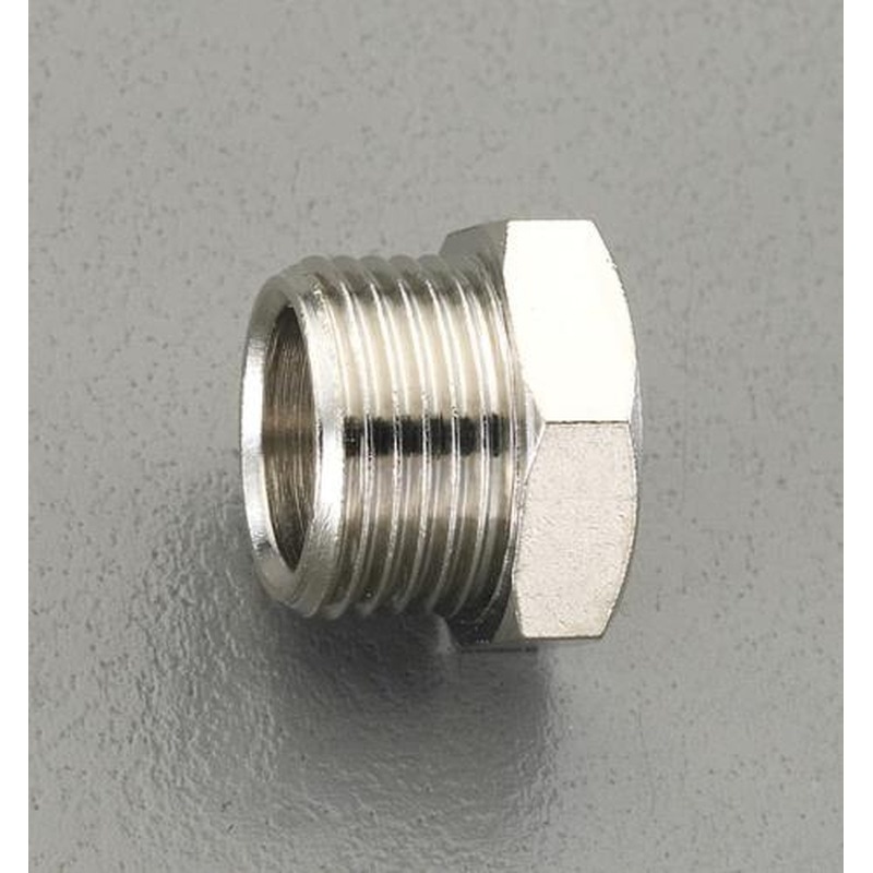 エスコ EA141CK-2 G1/4”パイププラグ(真鍮製) 1個(ご注文単位1個)【直送品】