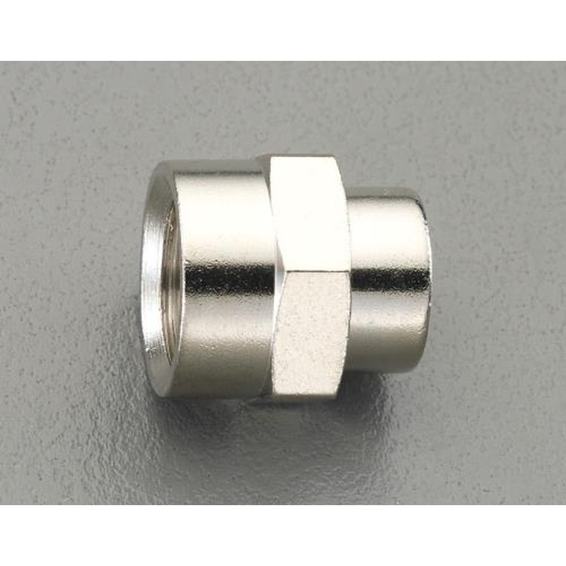 エスコ EA141CE-23 G1/4”xG3/8”異径中間ソケット(真鍮製) 1個（ご注文単位1個）【直送品】
