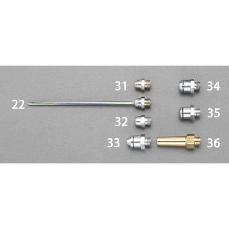 エスコ EA123AB-22 2.0穴x150mm/M12ノズル(EA123AB-11A~用) 1個（ご注文単位1個）【直送品】