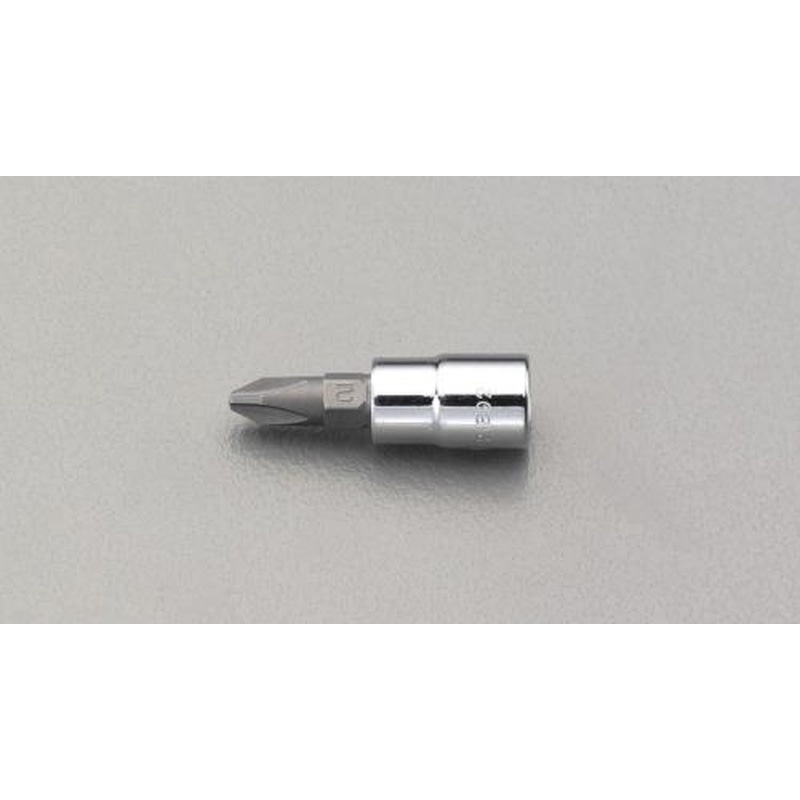 エスコ EA617CP-1 1/4”DR/#1x37mm［＋]ビットソケット 1個（ご注文単位1個）【直送品】