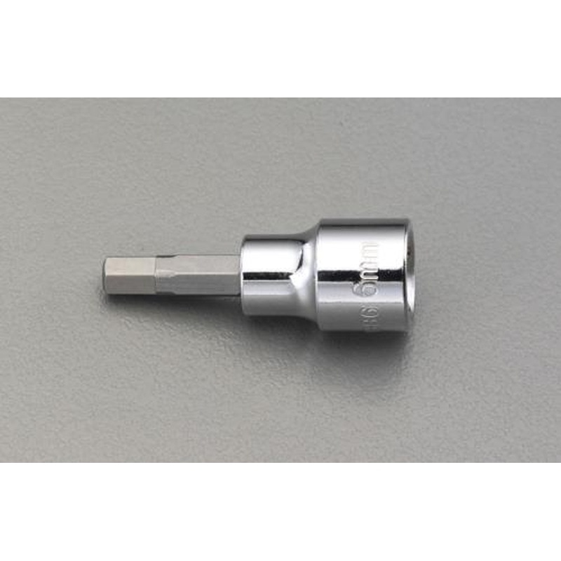 エスコ EA617DM-107 3/8”DR/3/8”［INHEX]ビットソケット 1個（ご注文単位1個）【直送品】