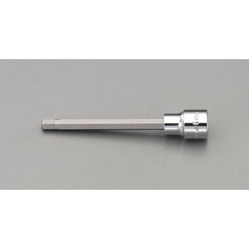 エスコ EA617DM-206 3/8”DR/6x100mm［INHEX]ビットソケット 1個（ご注文単位1個）【直送品】