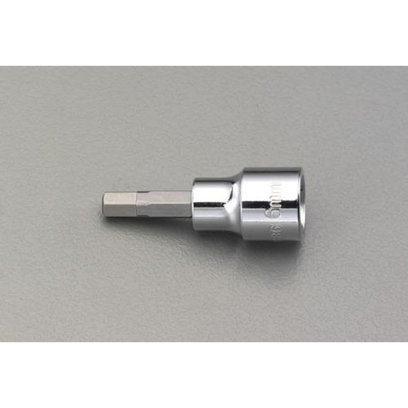 エスコ EA617DM-2.5 3/8”DR/2.5x49mm［INHEX]ビットソケット 1個（ご注文単位1個）【直送品】