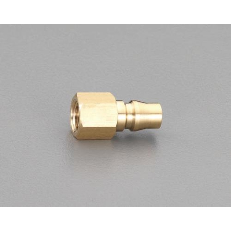 エスコ EA140DC-213 Rc3/8”雌ねじプラグ(20型/真鍮) 1個（ご注文単位1個）【直送品】