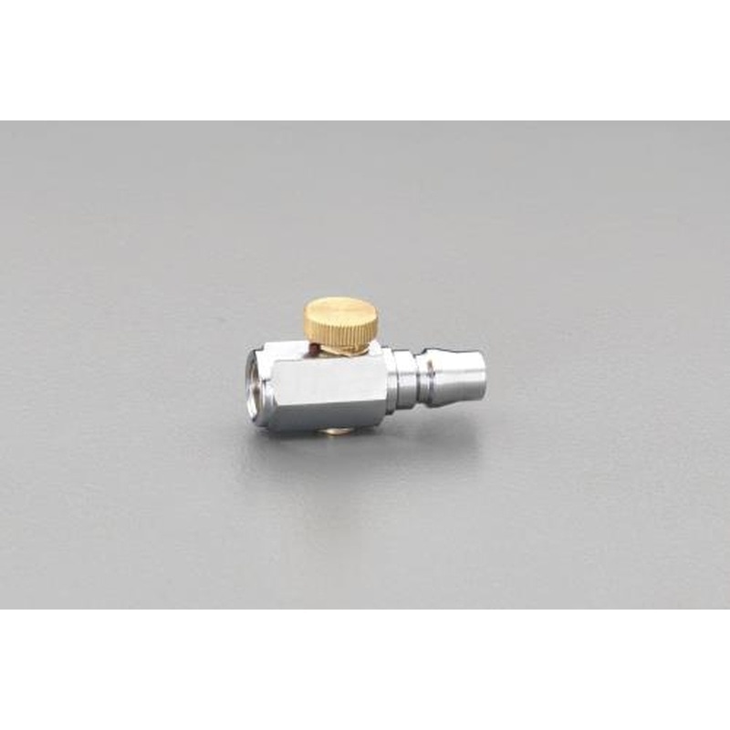 エスコ EA140CS-27 G1/4”流量調整付雌ねじプラグ 1個（ご注文単位1個）【直送品】
