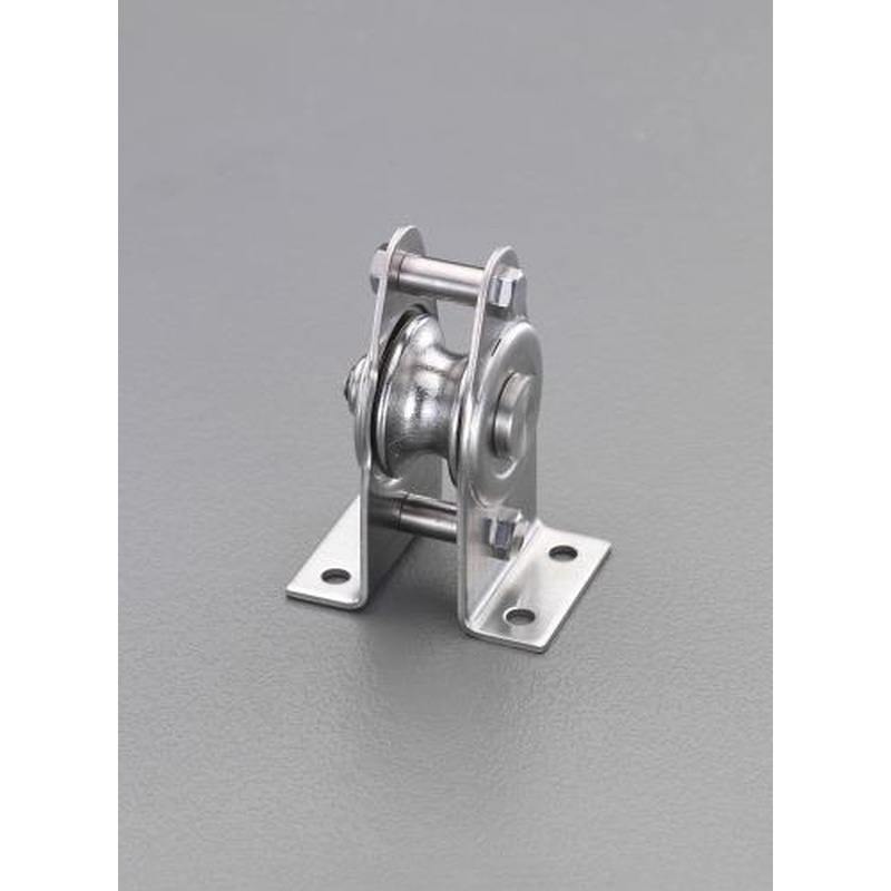 エスコ EA987HS-11 25mm/50kg縦型固定滑車(1車/メタル) 1個（ご注文単位1個）【直送品】