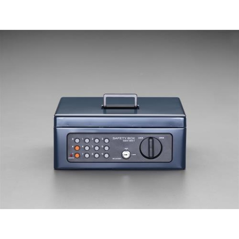 エスコ EA961KA-42 315x225x135mm手提げ金庫 1個(ご注文単位1個)【直送品】