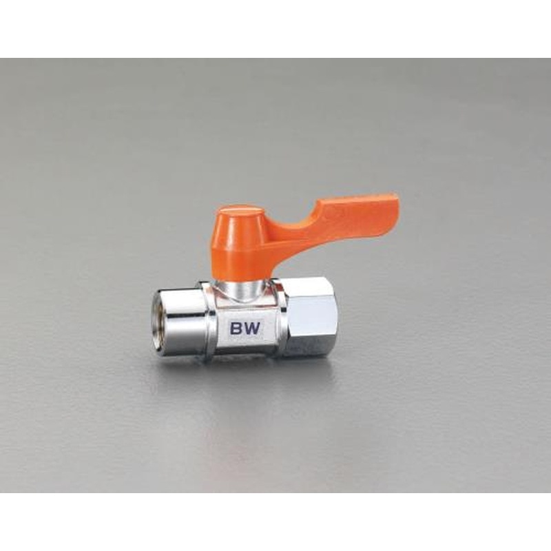 エスコ EA425BW-122 Rc1/4”xRc1/4”ミニボールバルブ(RoHS対応品) 1個(ご注文単位1個)【直送品】