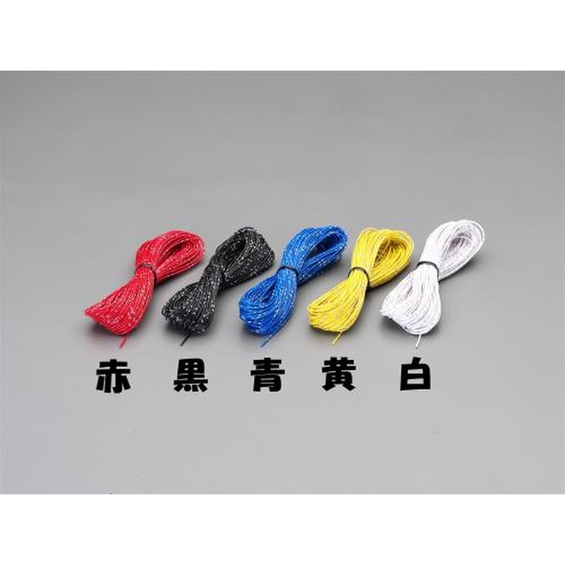 エスコ EA812JY-201 0.3m㎡x25m［CAVS/赤]自動車用コード 1個（ご注文単位1個）【直送品】