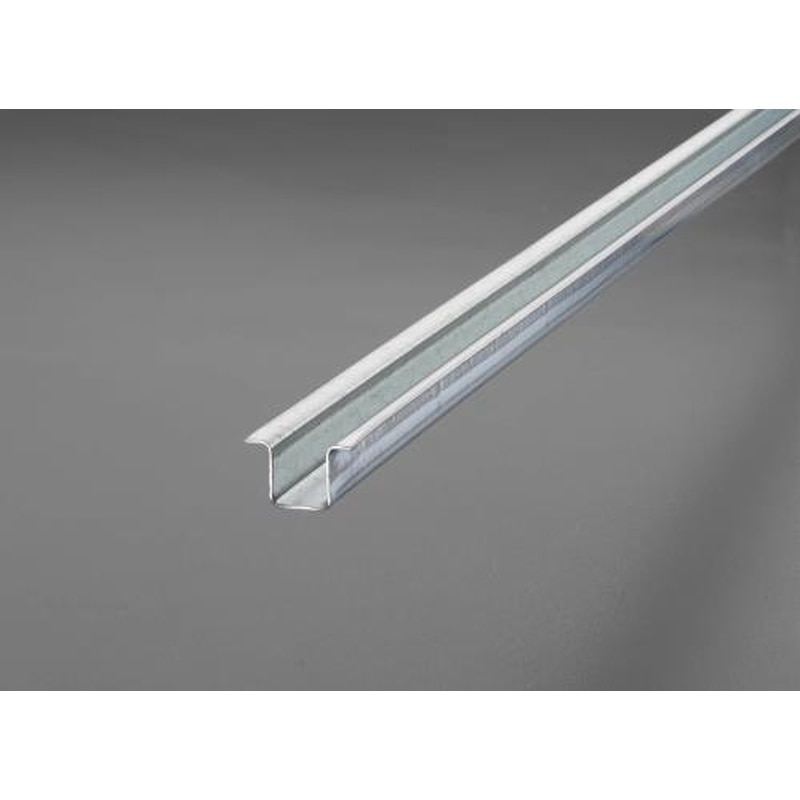エスコ EA970A-12 20x22mm/1.82m(2号)ガイドレール(スチール製) 1個(ご注文単位1個)【直送品】