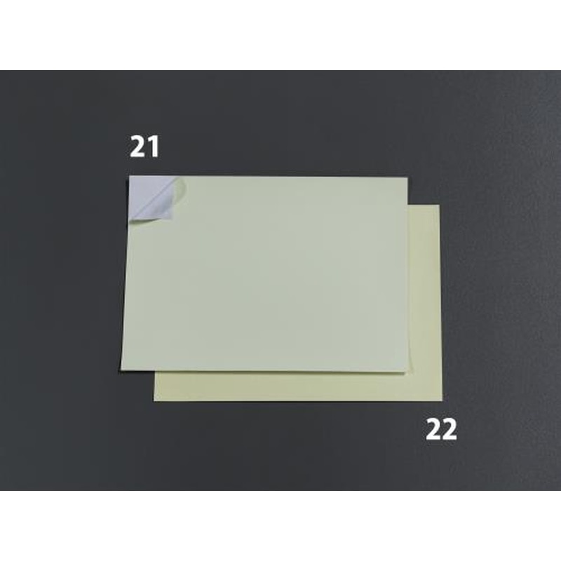 エスコ EA983GG-21 297x210mm蓄光粘着シート 1個（ご注文単位1個）【直送品】