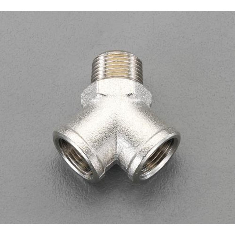 エスコ EA141CB-3 R3/8”xG3/8”Y型コネクター(真鍮製) 1個（ご注文単位1個）【直送品】