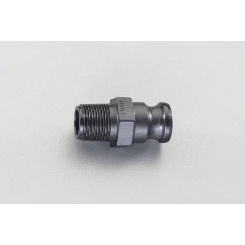 エスコ EA462BM-12 1-1/4”雄ねじプラグ(ポリプロピレン製) 1個（ご注文単位1個）【直送品】