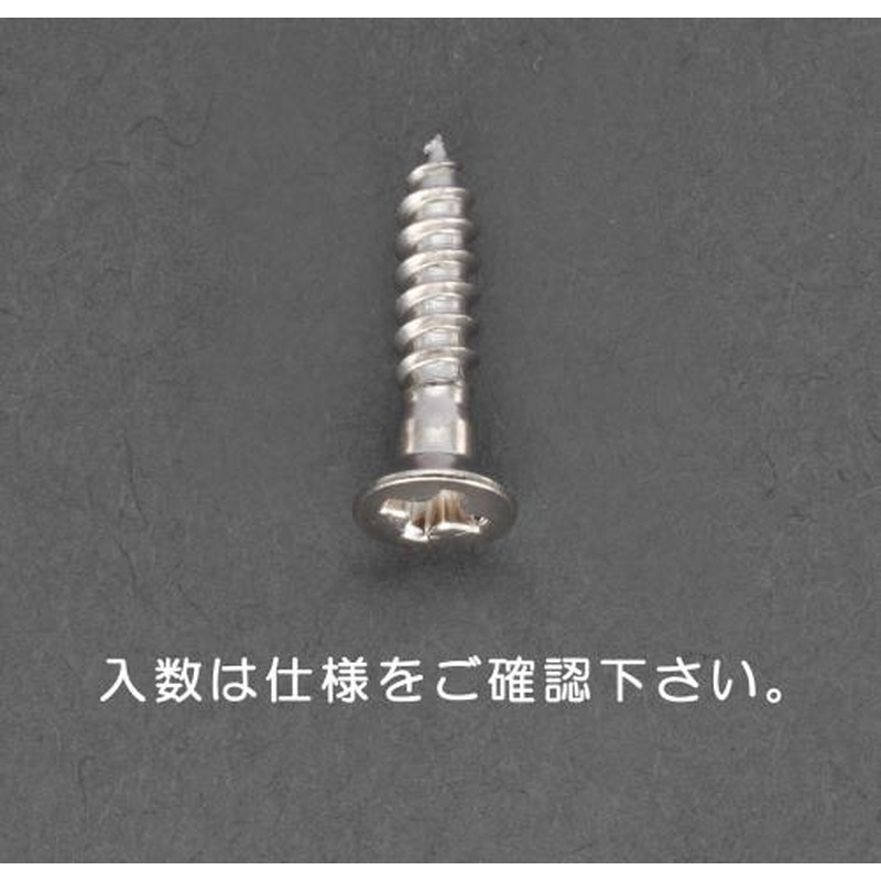 エスコ EA949EJ-413 3.8x16mm皿頭木ねじ(真鍮製/10本) 1個（ご注文単位1個）【直送品】