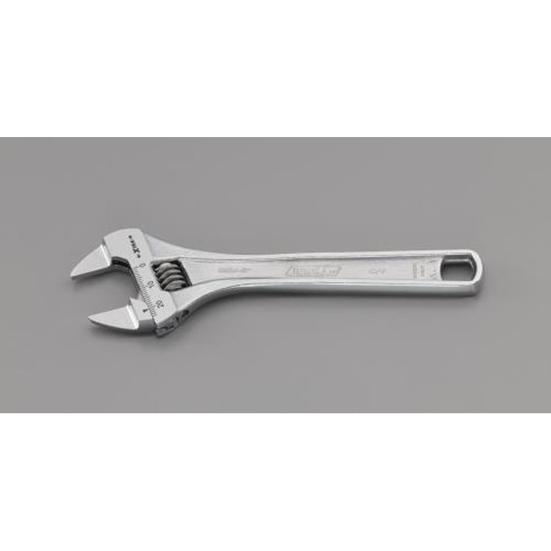 エスコ EA530HD-6 161mm/24mmモンキーレンチ(超薄口,広口) 1個(ご注文単位1個)【直送品】