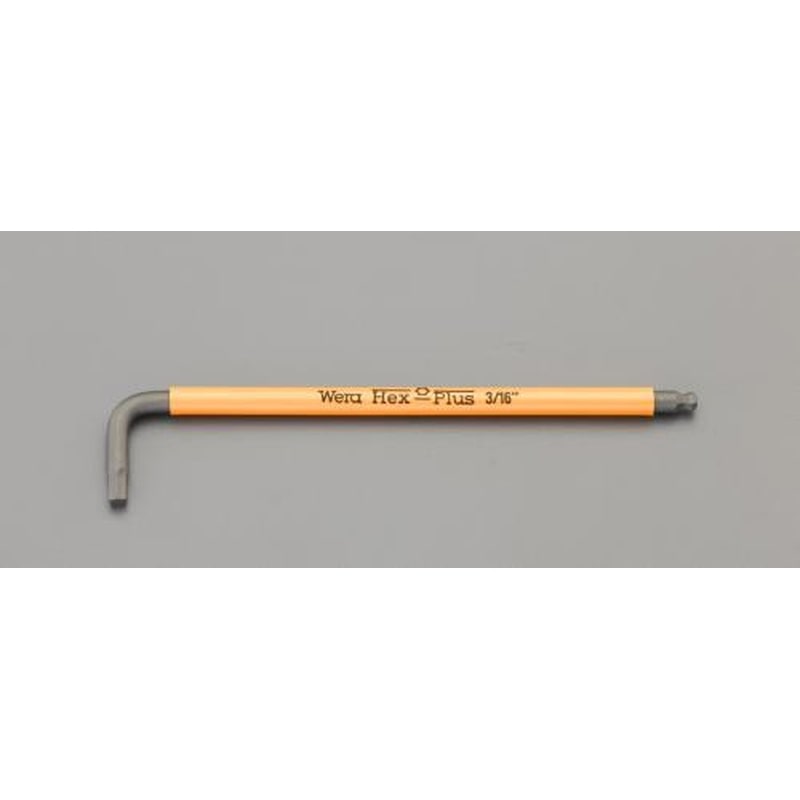 エスコ EA573WF-27A 1/4”x185mm［BallHex-Plus]キーレンチ 1個（ご注文単位1個）【直送品】