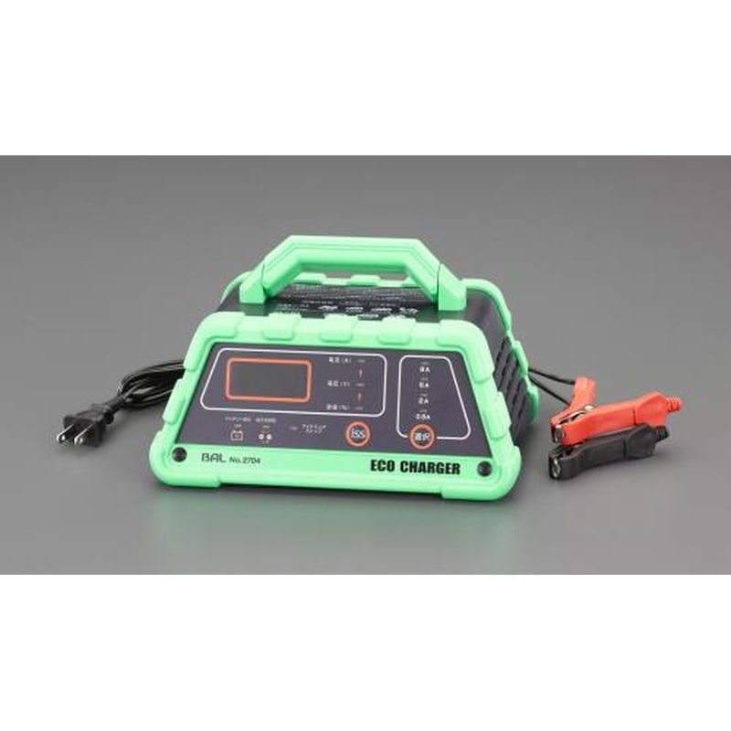 エスコ EA815YA-36 AC100V自動充電器(アイドリングストップ車対応) 1個(ご注文単位1個)【直送品】
