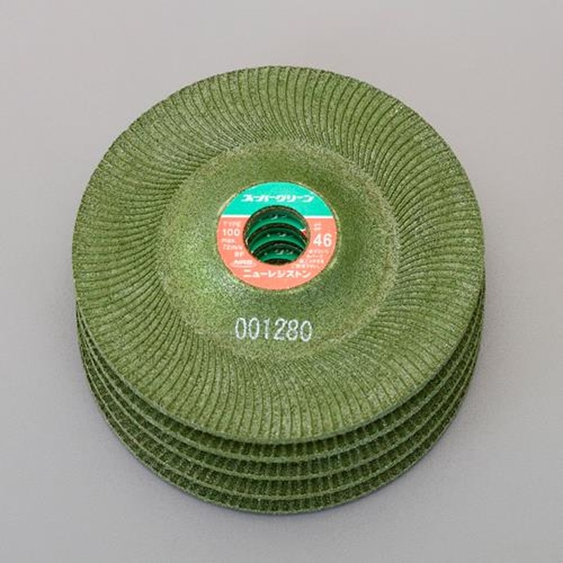 エスコ EA809ZB-36 100x3mm/#36フレキシブル砥石(5枚) 1個(ご注文単位1個)【直送品】